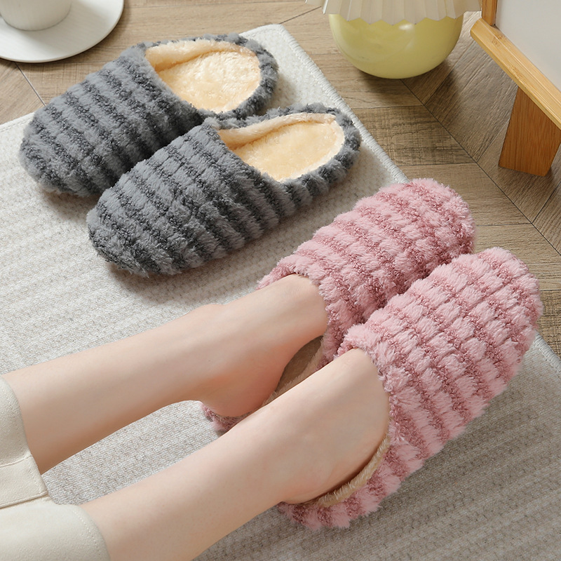 Women Shoes Winter - Chaussons d'intérieur silencieux à semelle souple