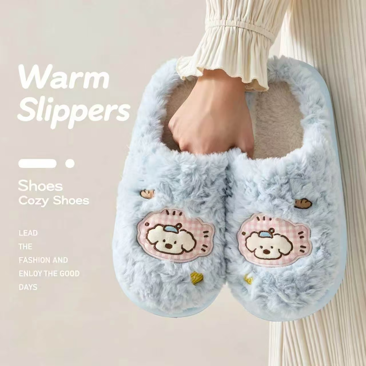 Women'S Shoes Hush Puppies - Chaussons d'hiver en peluche douce pour