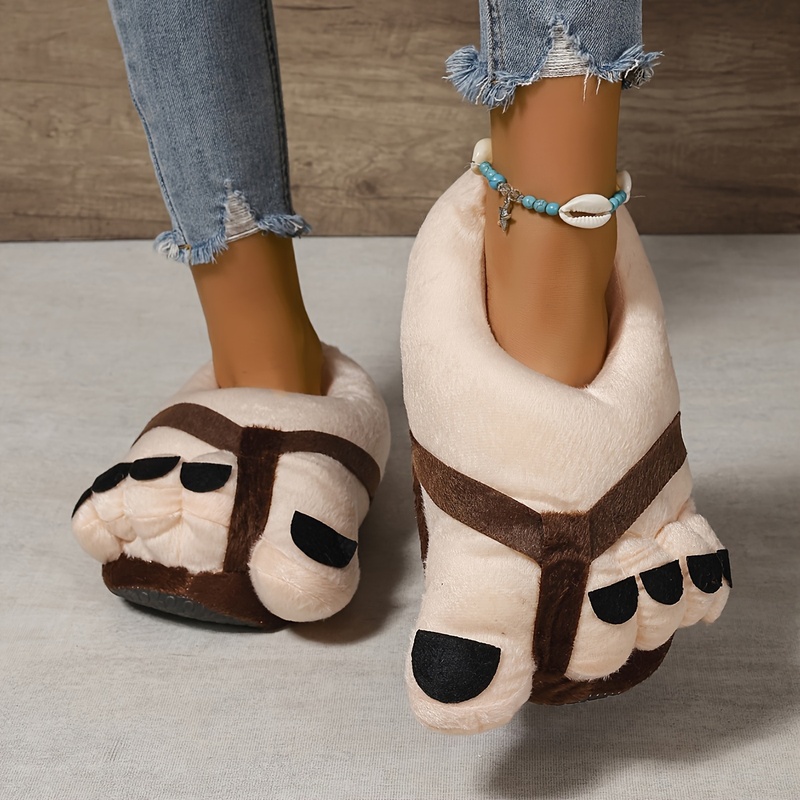 Women Shoes For Big Feet - Chaussons d'hiver mignons à cinq orteils