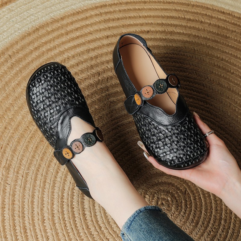Chaussures Mary Jane en cuir v - Women'S Shoes Hands Free avis et prix