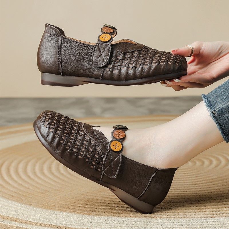 Chaussures Mary Jane en cuir v - Women'S Shoes Hands Free avis et prix